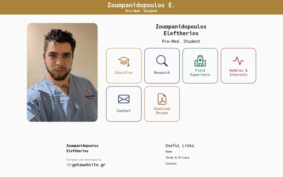 Desktop screenshot of https://zoumpanidopoulos.com/