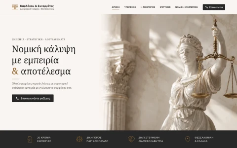 Desktop screenshot of kardakoulaw.com